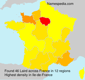 Surname Laird in France Surname Laird in France