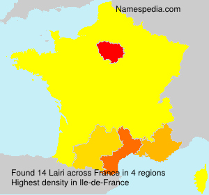Surname Lairi in France Surname Lairi in France