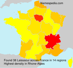 Surname Laissaoui in France Surname Laissaoui in France