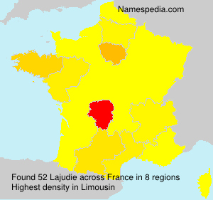 Surname Lajudie in France Surname Lajudie in France
