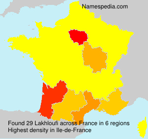 Surname Lakhloufi in France Surname Lakhloufi in France