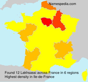 Surname Lakhsassi in France Surname Lakhsassi in France