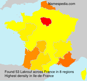 Surname Lakrouf in France Surname Lakrouf in France