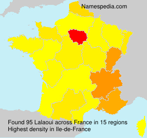 Surname Lalaoui in France Surname Lalaoui in France