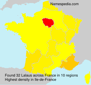 Surname Lalaus in France Surname Lalaus in France