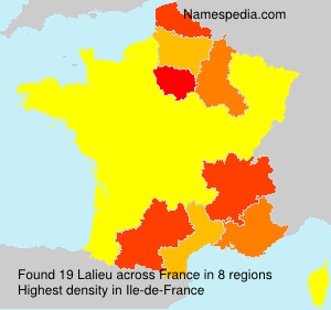 Surname Lalieu in France Surname Lalieu in France