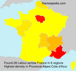 Surname Lalioui in France Surname Lalioui in France