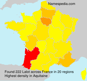 Surname Lalot in France Surname Lalot in France