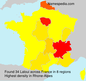 Surname Laloui in France Surname Laloui in France
