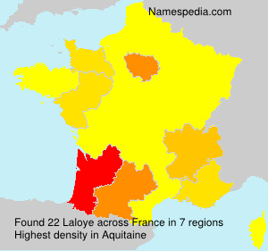 Surname Laloye in France Surname Laloye in France