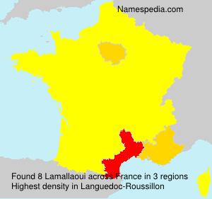 Surname Lamallaoui in France Surname Lamallaoui in France