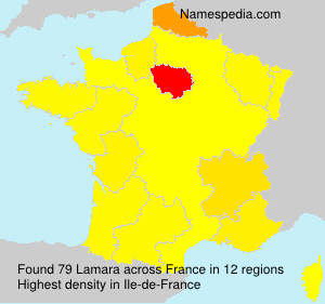 Surname Lamara in France Surname Lamara in France