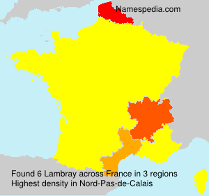 Surname Lambray in France Surname Lambray in France