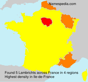 Surname Lambrichts in France Surname Lambrichts in France