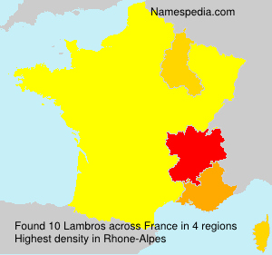 Surname Lambros in France Surname Lambros in France
