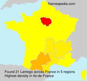 Surname Lamego in France Surname Lamego in France
