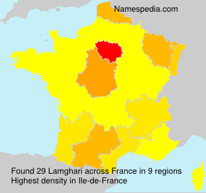 Surname Lamghari in France