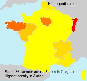 Surname Lammer in France Surname Lammer in France