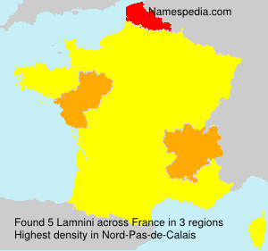 Surname Lamnini in France Surname Lamnini in France