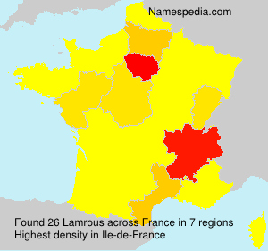 Surname Lamrous in France Surname Lamrous in France