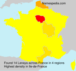 Surname Lanaya in France Surname Lanaya in France