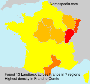 Surname Landbeck in France Surname Landbeck in France