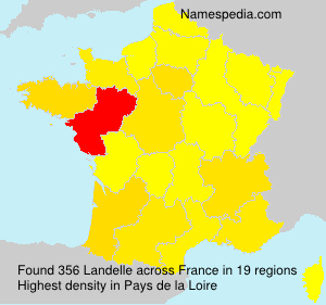 Surname Landelle in France Surname Landelle in France