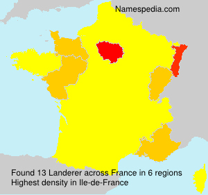 Surname Landerer in France Surname Landerer in France