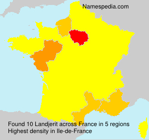Surname Landjerit in France Surname Landjerit in France