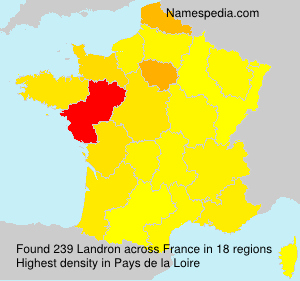 Surname Landron in France Surname Landron in France