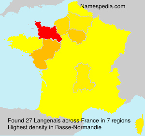 Surname Langenais in France Surname Langenais in France