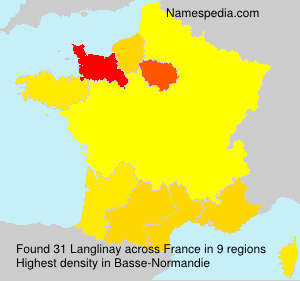 Surname Langlinay in France Surname Langlinay in France