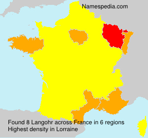 Surname Langohr in France Surname Langohr in France