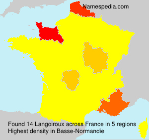Surname Langoiroux in France Surname Langoiroux in France