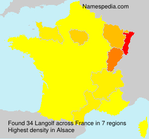 Surname Langolf in France Surname Langolf in France