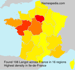 Surname Langot in France Surname Langot in France