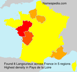 Surname Langourieux in France Surname Langourieux in France