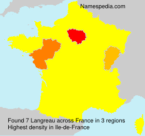 Surname Langreau in France Surname Langreau in France