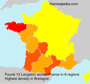Surname Langston in France Surname Langston in France