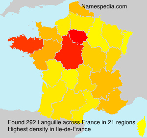 Surname Languille in France Surname Languille in France