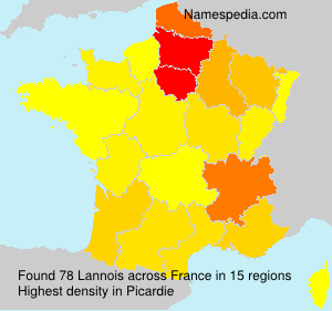 Surname Lannois in France Surname Lannois in France