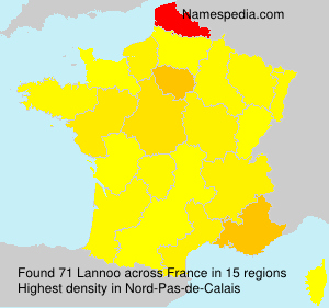 Surname Lannoo in France Surname Lannoo in France