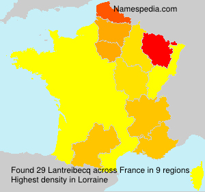 Surname Lantreibecq in France Surname Lantreibecq in France