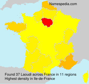 Surname Laoudi in France Surname Laoudi in France