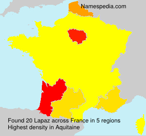 Surname Lapaz in France Surname Lapaz in France