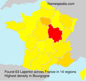 Surname Lapertot in France Surname Lapertot in France