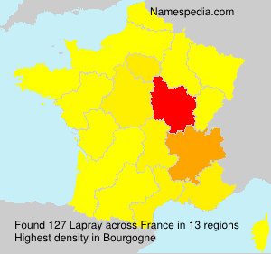 Surname Lapray in France Surname Lapray in France