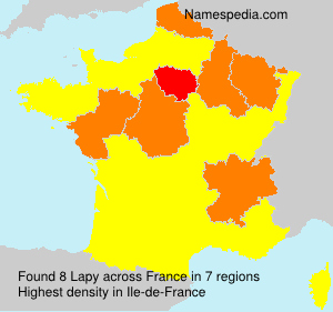 Surname Lapy in France Surname Lapy in France