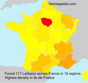 Surname Larbaoui in France Surname Larbaoui in France