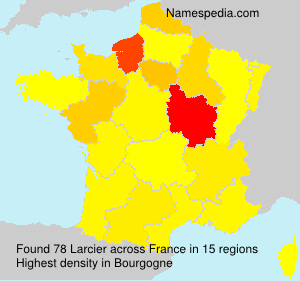 Surname Larcier in France Surname Larcier in France